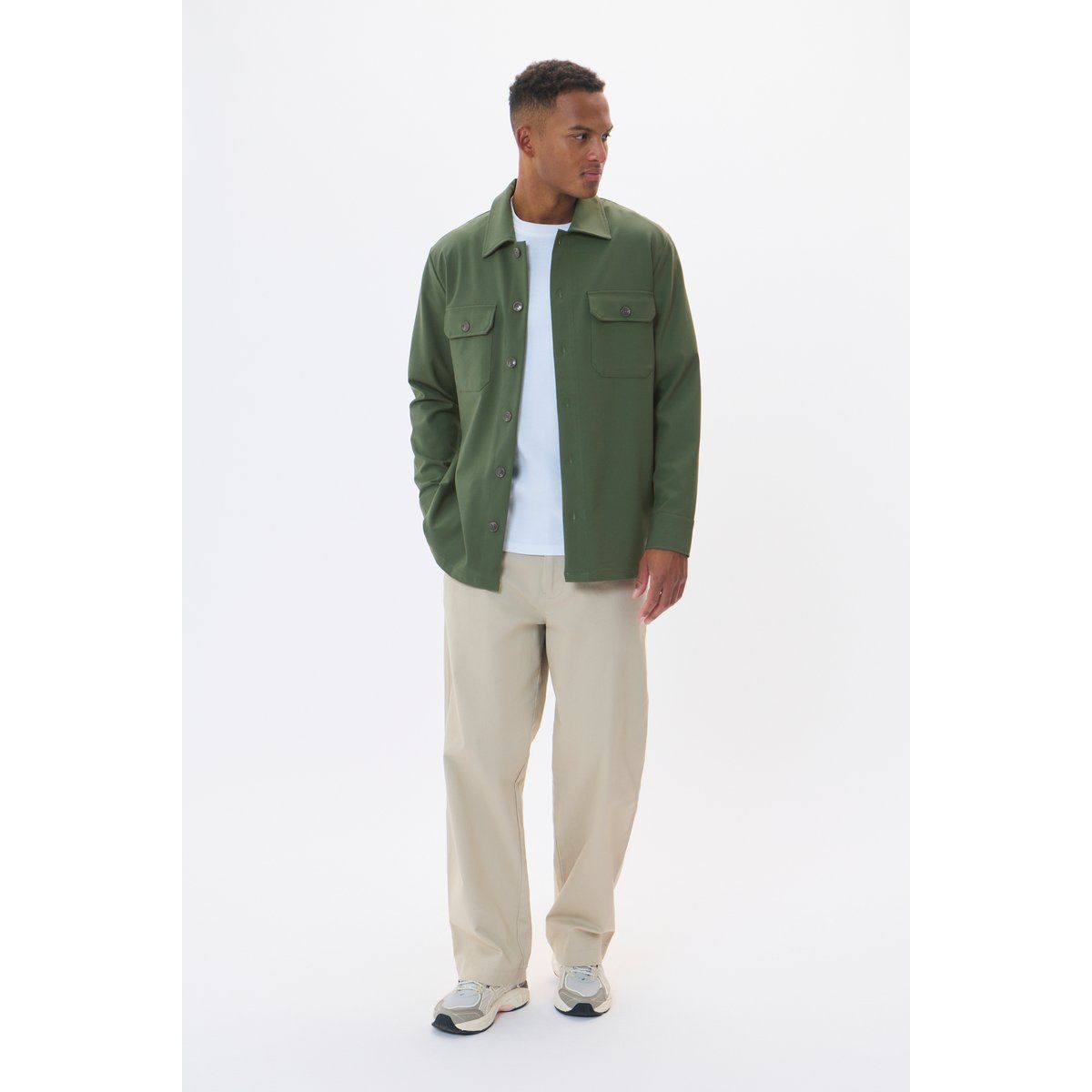 Gerade geschnittenes Casual Overshirt