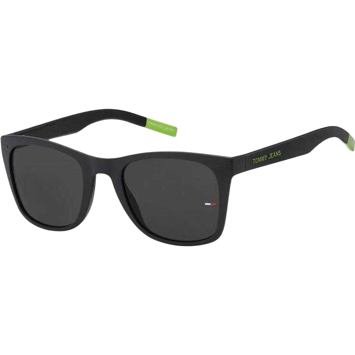 Moderne rechteckige Sonnenbrille mit Logo-Detail