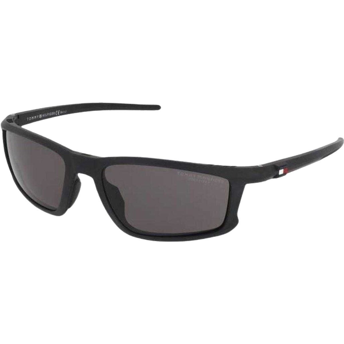 Tommy Hilfiger - Sonnenbrille für Herren, Matt (Schwarz)
