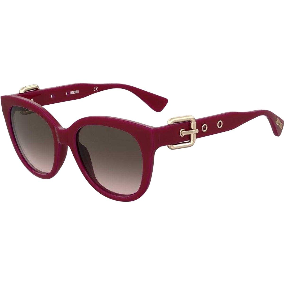 Markante Cat-Eye-Sonnenbrille mit Schnalle