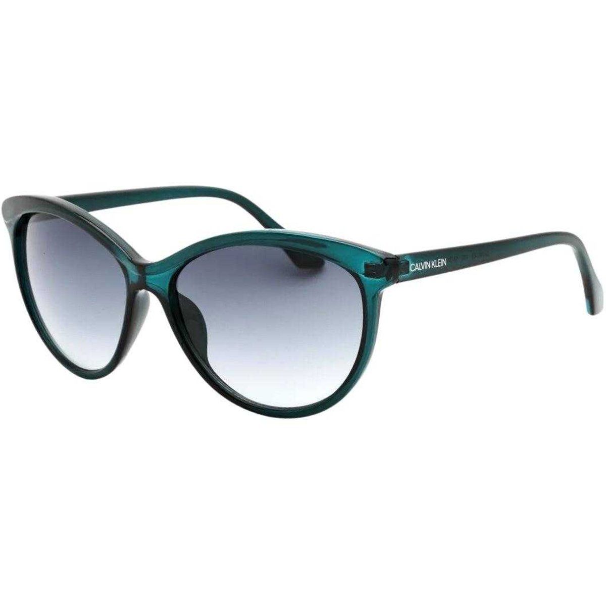 Calvin Klein - "CK19534S 430" Farbverlauf-Sonnenbrille für Herren, Kunststoff (Petrol/Grau)