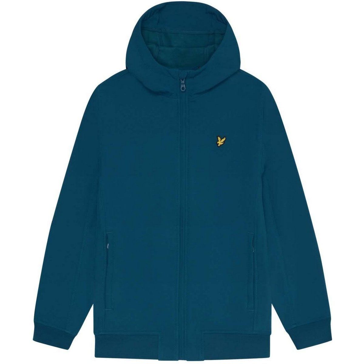 Softshelljacke mit Fleecefutter und Kapuze