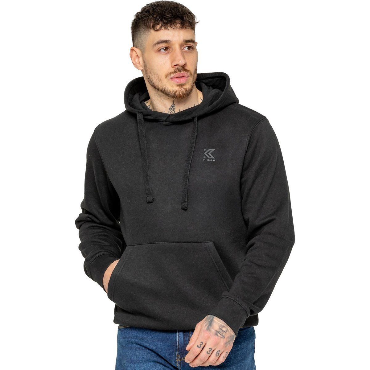 Fleece-Kapuzenpullover für Herren
