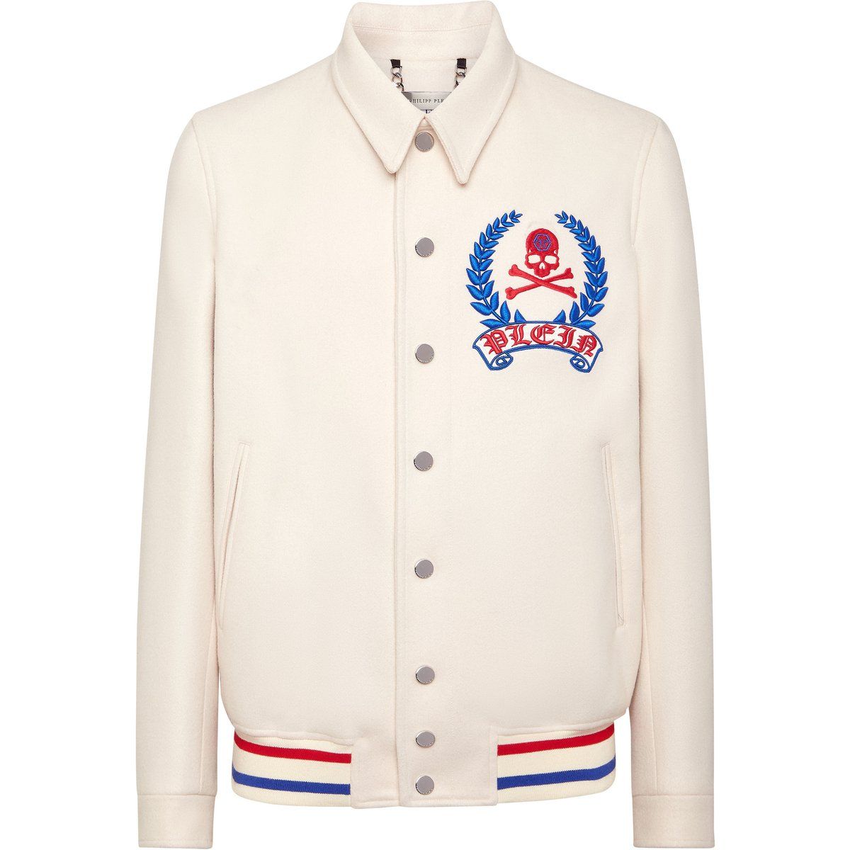 Varsity Jacke aus Wollmischung mit Stickerei