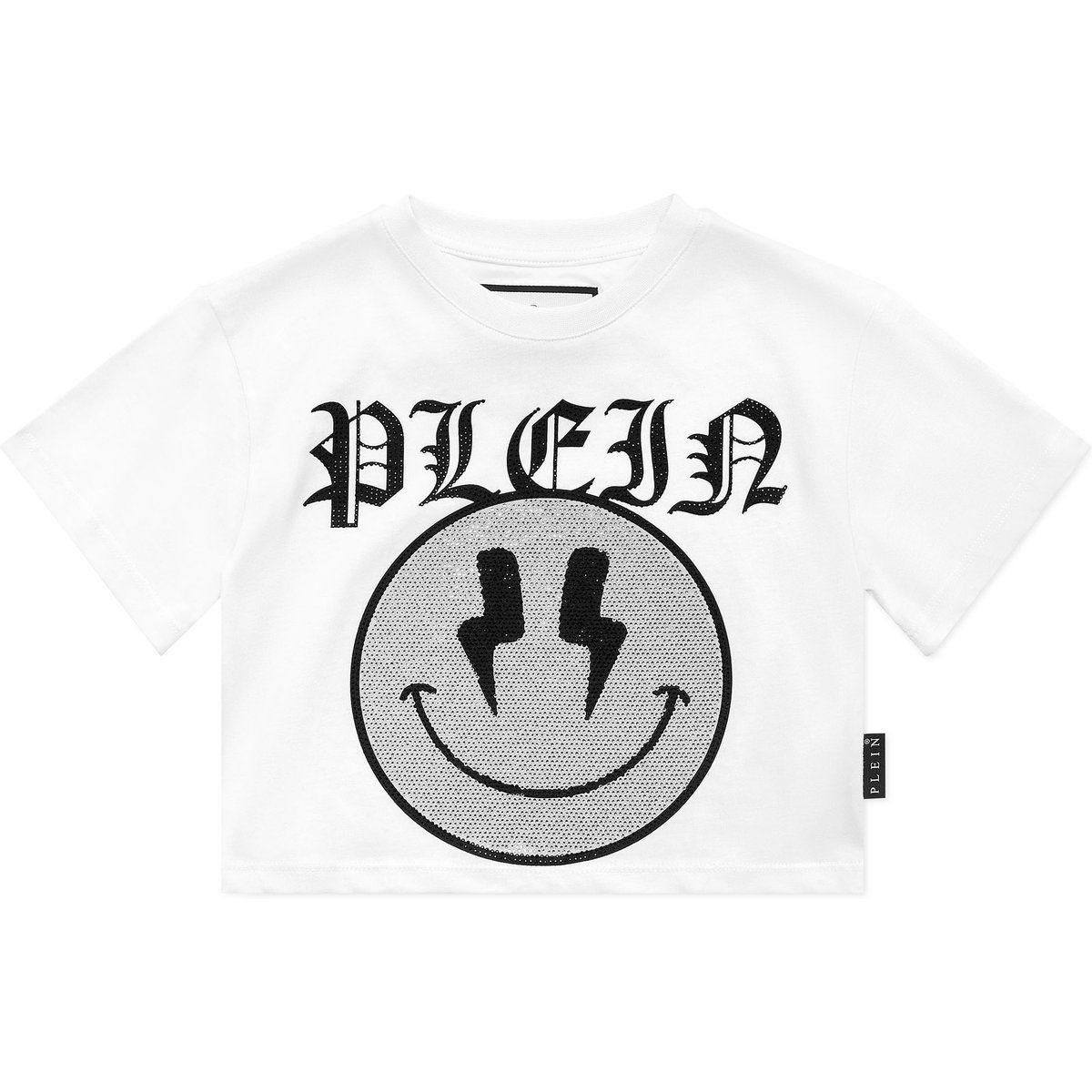 Cropped T-Shirt Round Neck Ss Smile