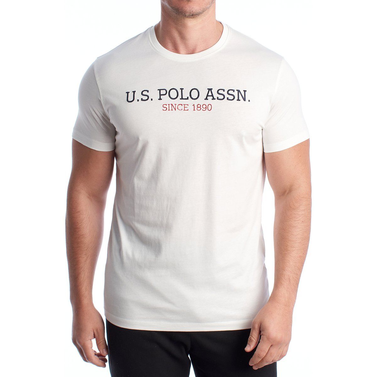 Herren Baumwoll T-Shirt mit kurzen Ärmeln
