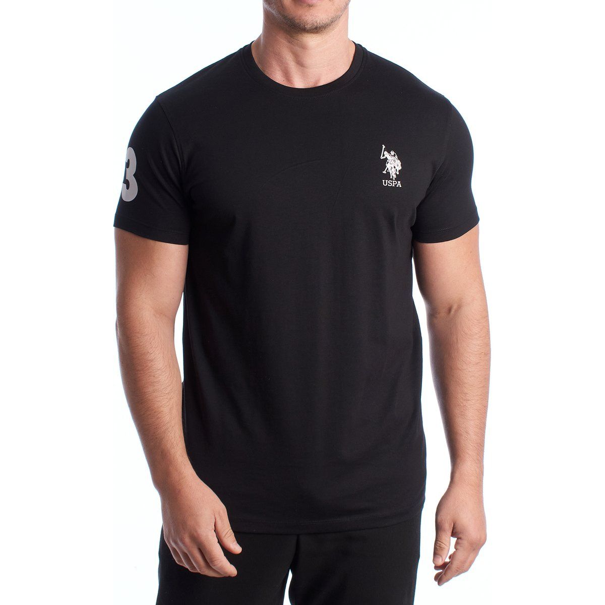 Herren Baumwoll T-Shirt mit kurzen Ärmeln