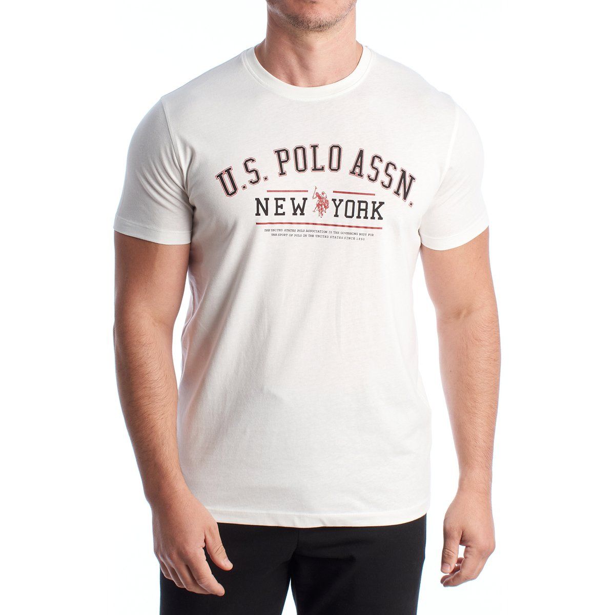 Klassisches Baumwoll-T-Shirt mit Grafikdruck