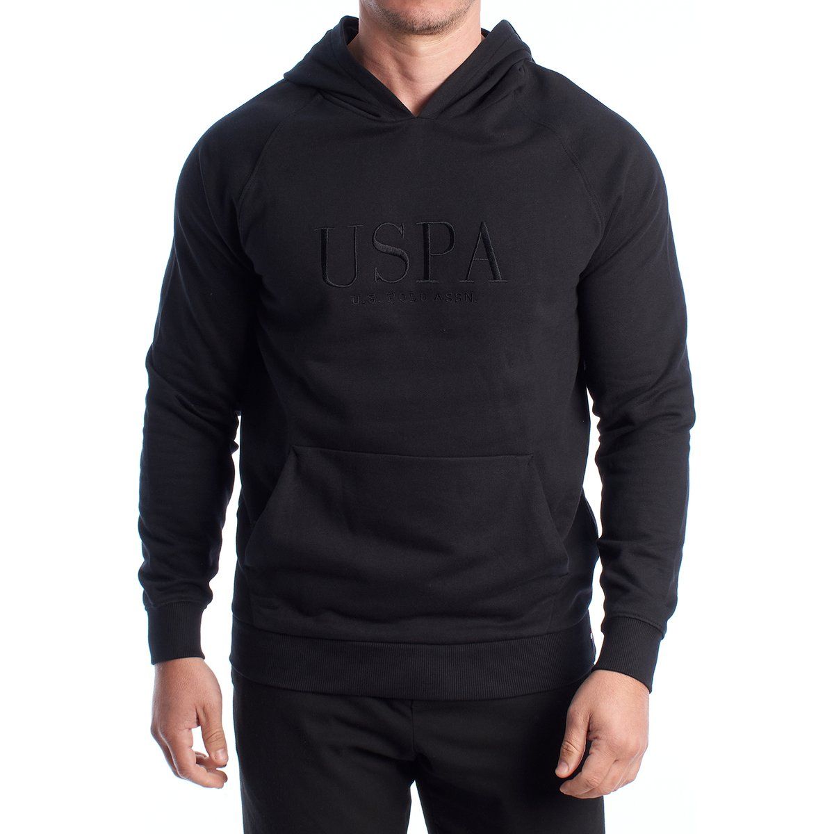 Hoodie mit farblich abgestimmter Stickerei