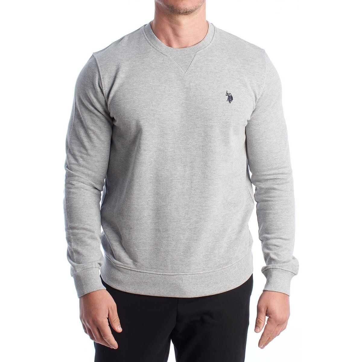 Klassisches Herren-Sweatshirt mit Rundhalsausschnitt