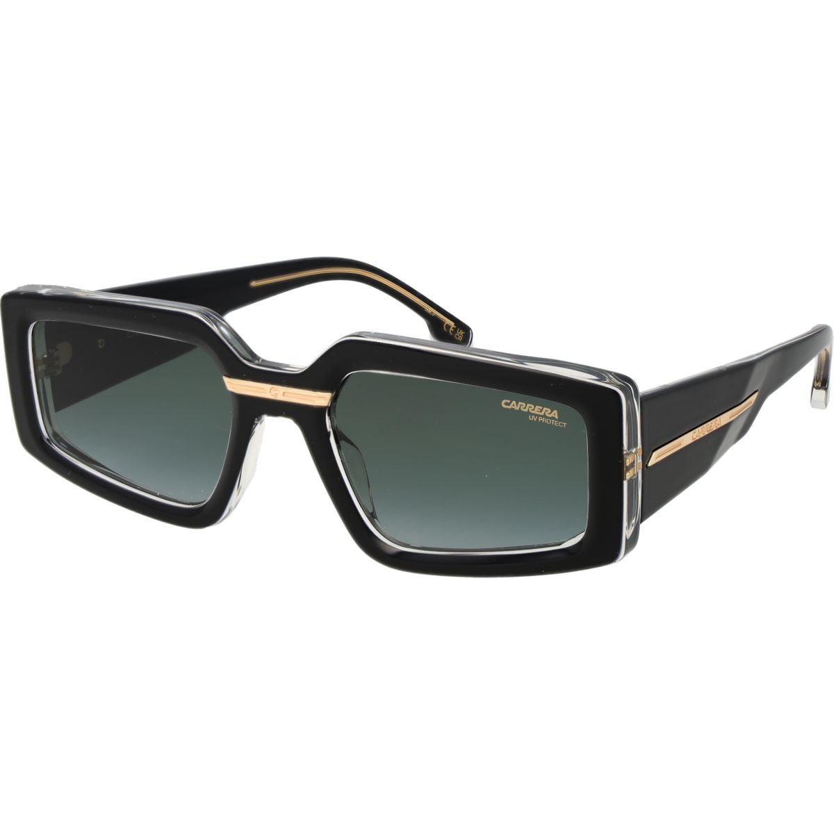 Sonnenbrille mit eckigem Rahmen