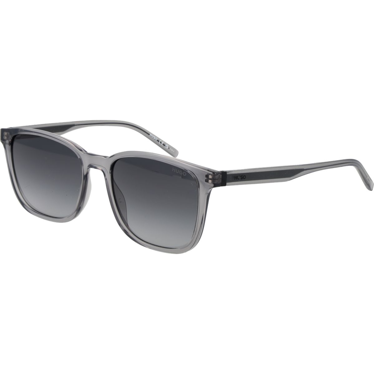 Quadratische Sonnenbrille mit grauem Farbverlauf