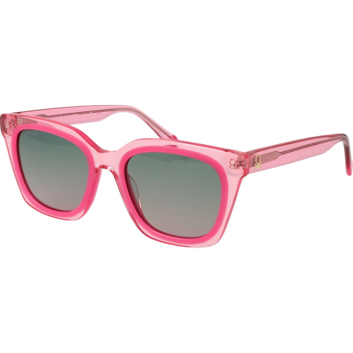 Sonnenbrille mit quadratischem Rahmen in Pink