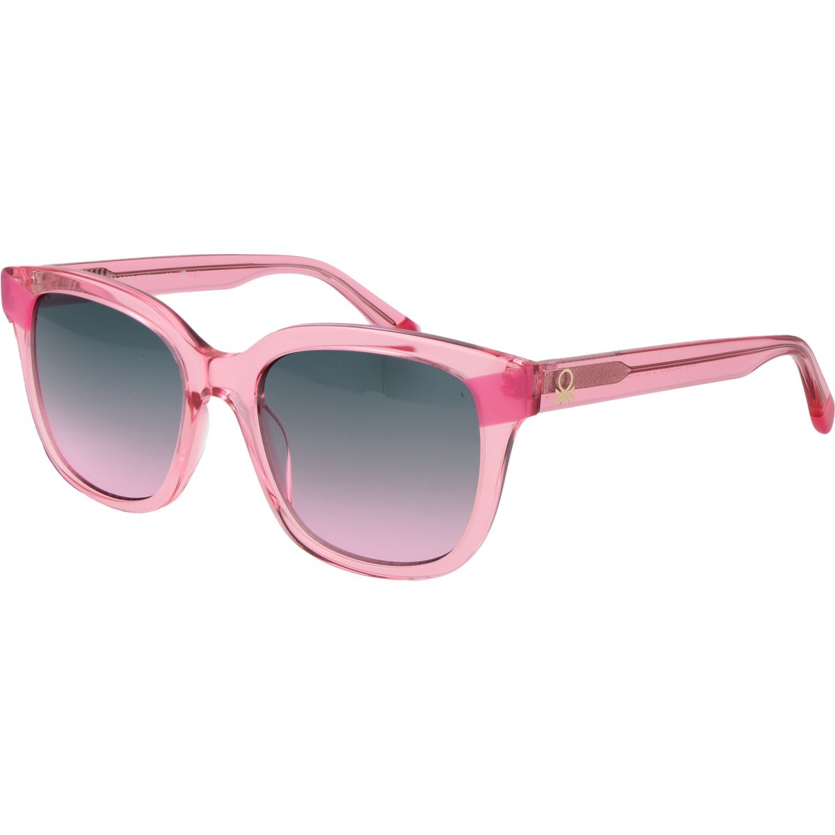 Rosa Azetat Quadratische Sonnenbrille