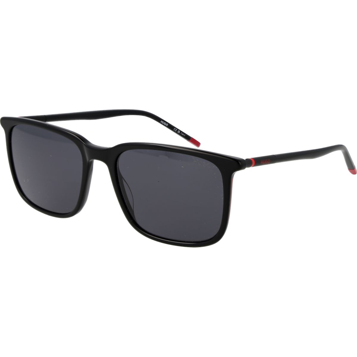 Klassische rechteckige Sonnenbrille mit Vollrand