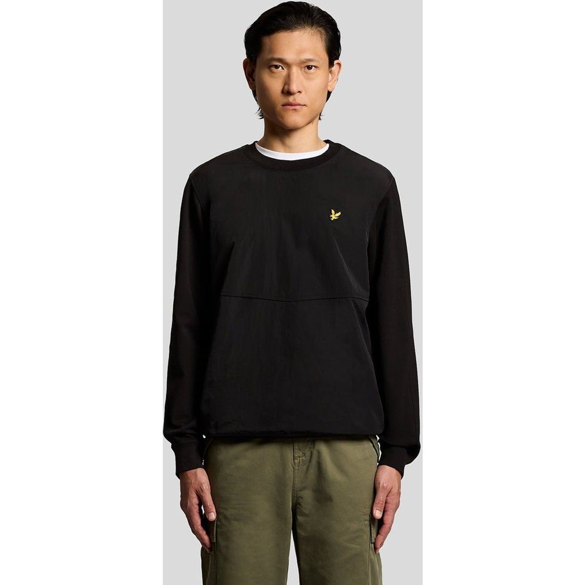 Langärmeliges Sweatshirt mit Panel-Design