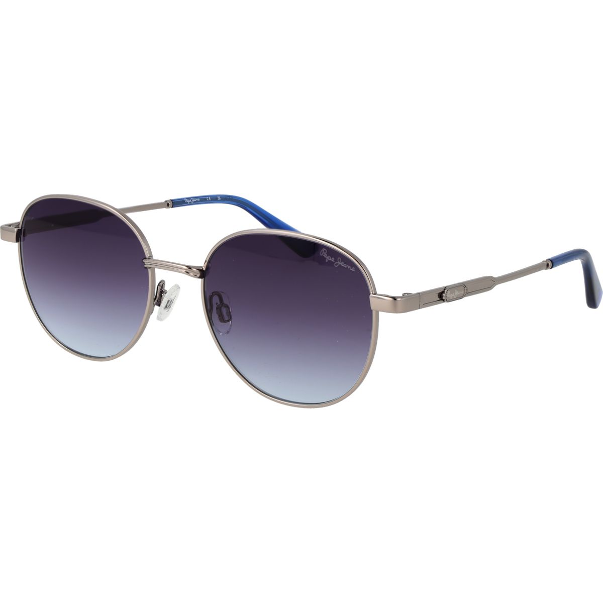 Runde Sonnenbrille mit Metallrahmen