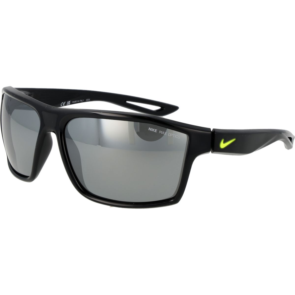 Rechteckige Sport-Sonnenbrille mit Rahmen