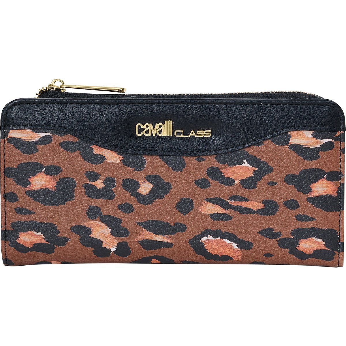 Bifold-Geldbörse mit Leopardenmuster