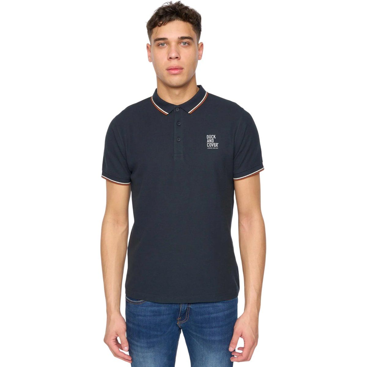 Duck and Cover - "Melports" Poloshirt für Herren (Marine)