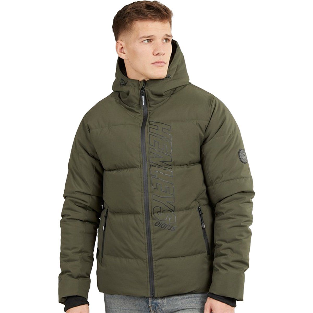 Isolierte Steppjacke mit Kapuze