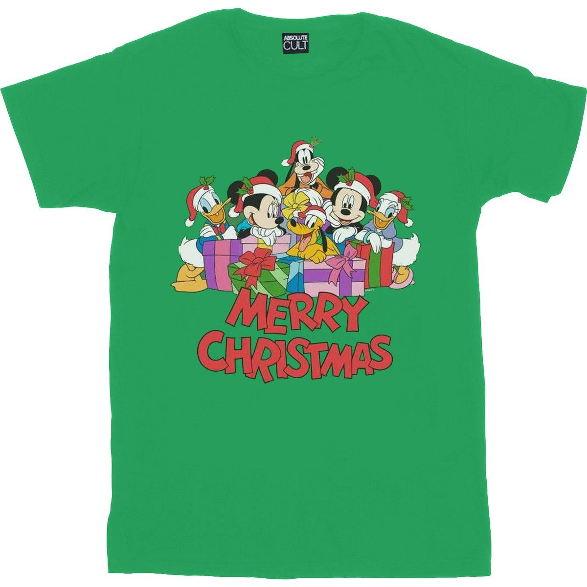 Disney - "Mickey Mouse and Friends" T-Shirt für Herren (Irisch-Grün)