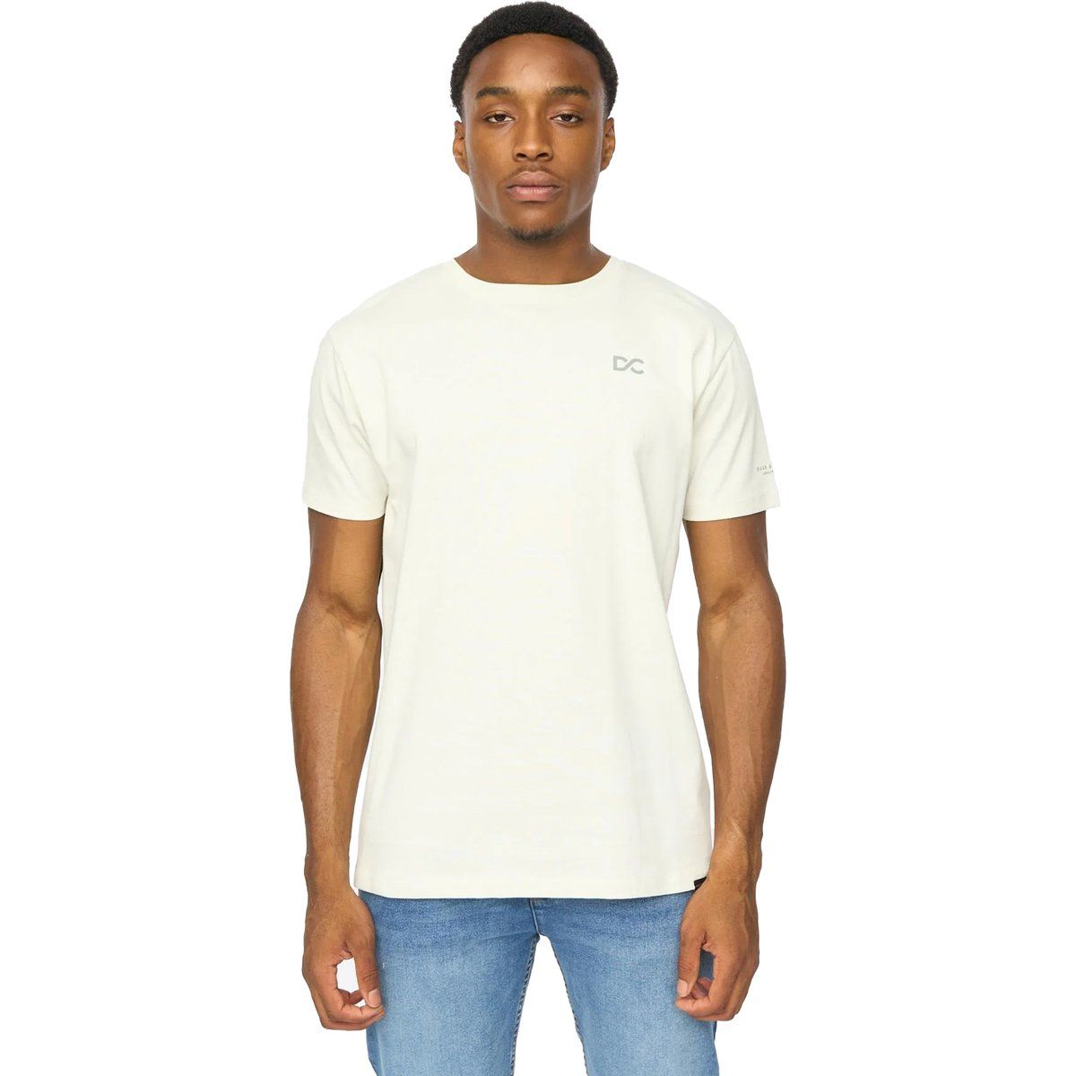 Schweres Baumwoll-T-Shirt mit Logo