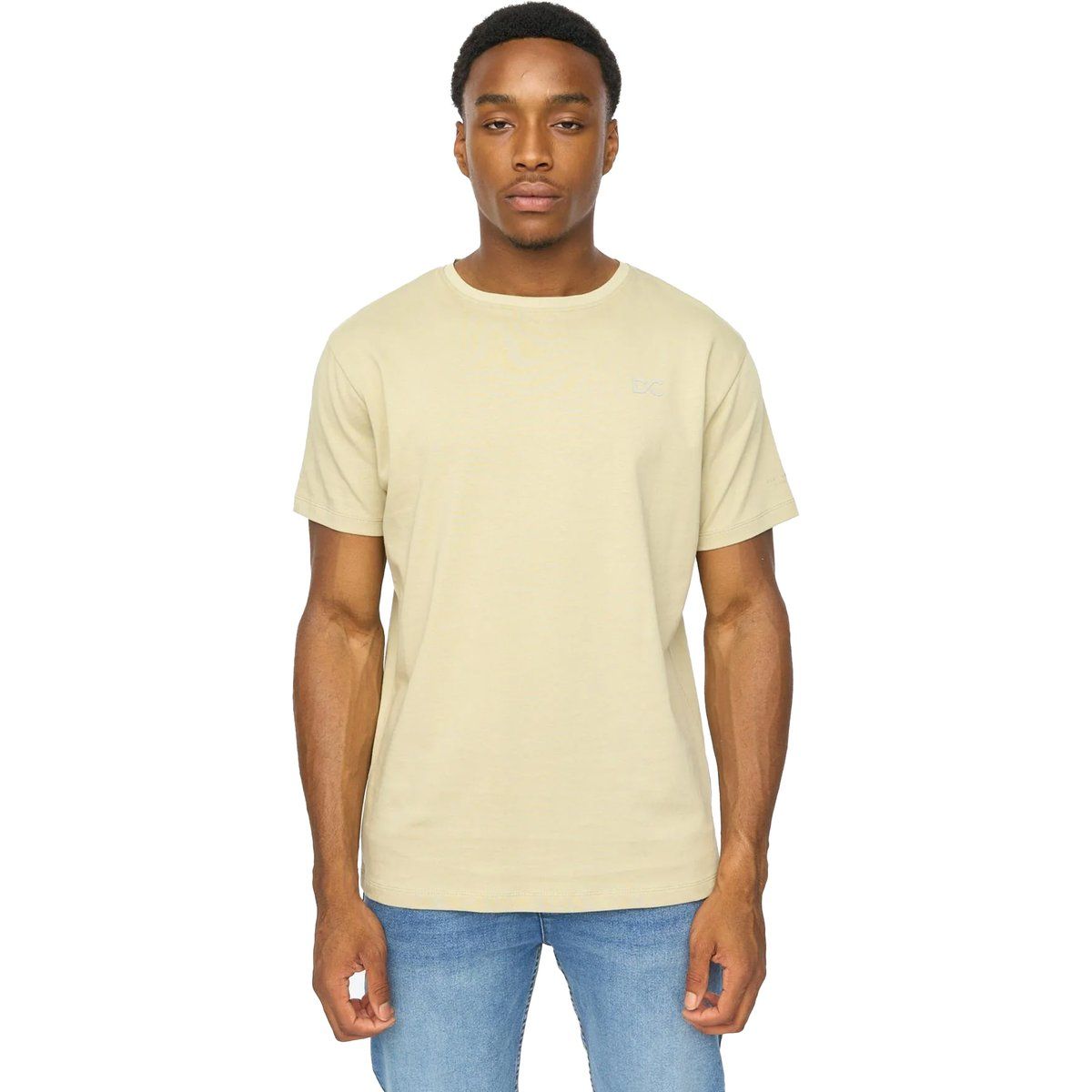 Schweres T-Shirt mit Rundhalsausschnitt