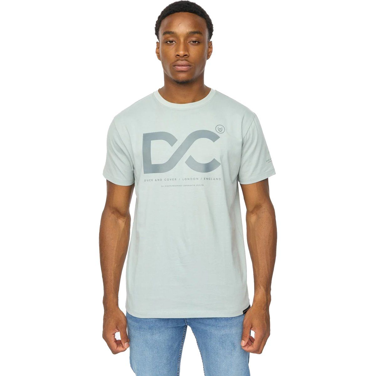 Schweres Herren T-Shirt mit Logo