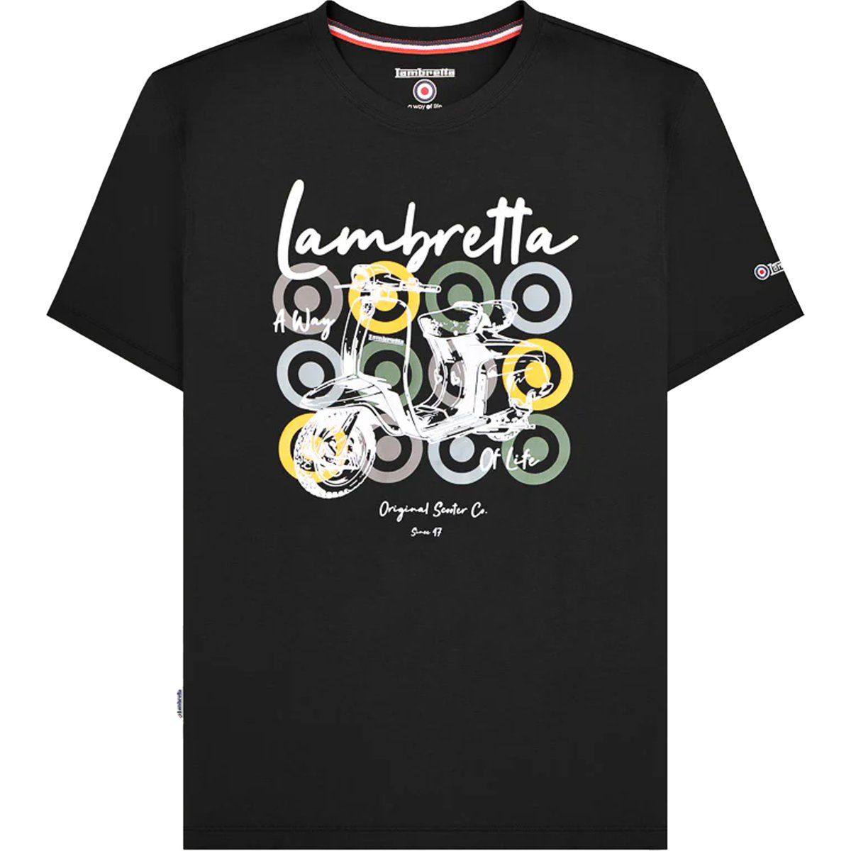 Herren T-Shirt mit Roller-Grafik