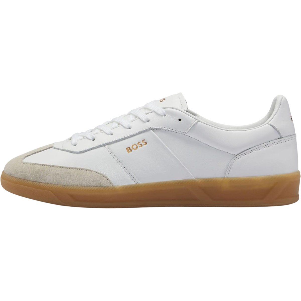 Leder Sneaker mit Wildleder-Zehendetail