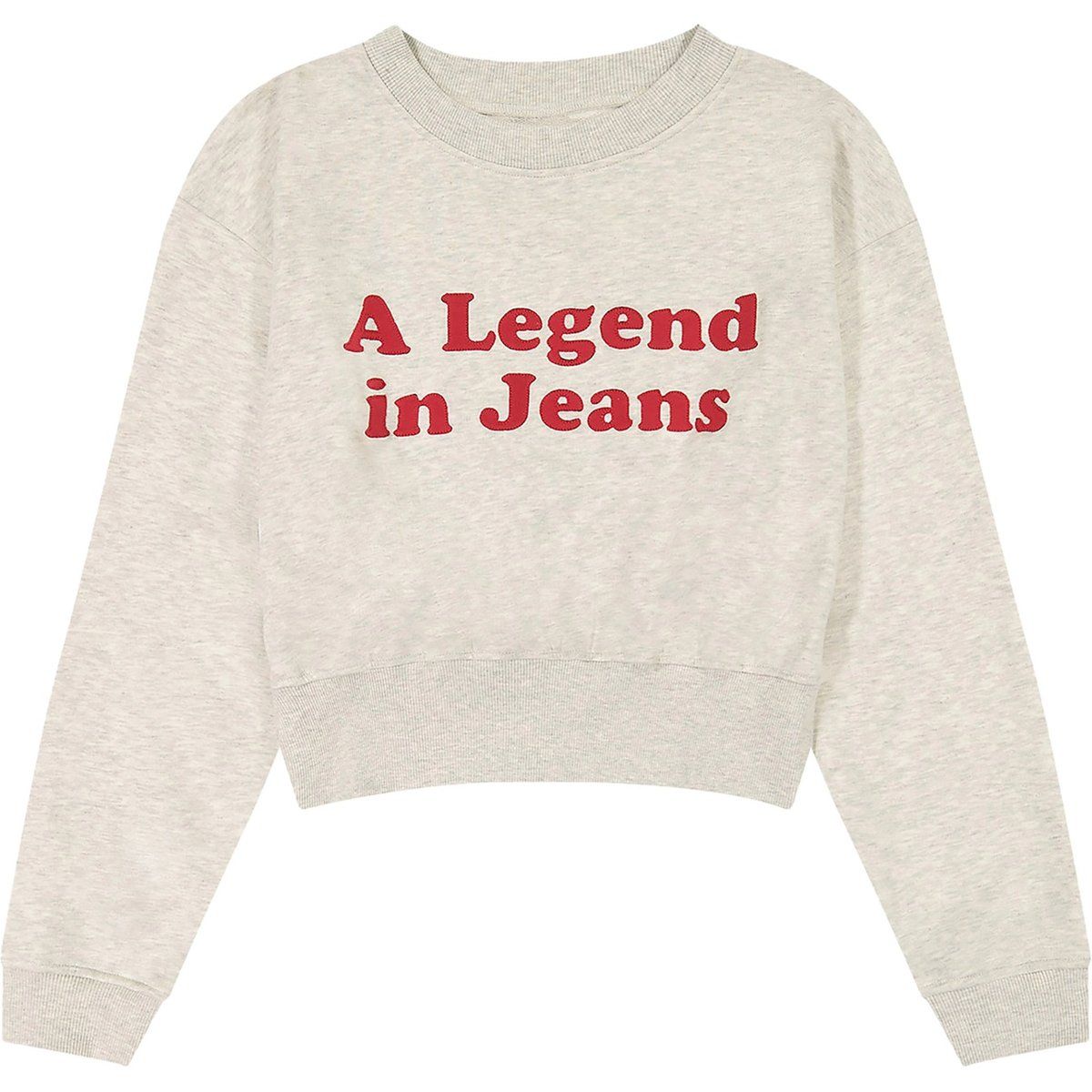 Sweatshirt mit Grafikprint, lockere Passform