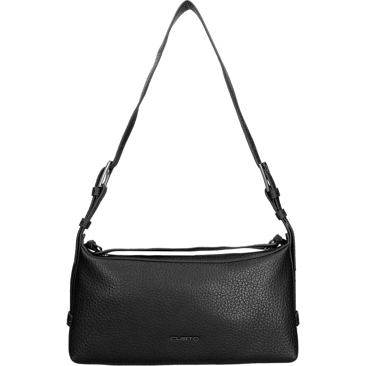 Elegante Schultertasche aus veganem Leder