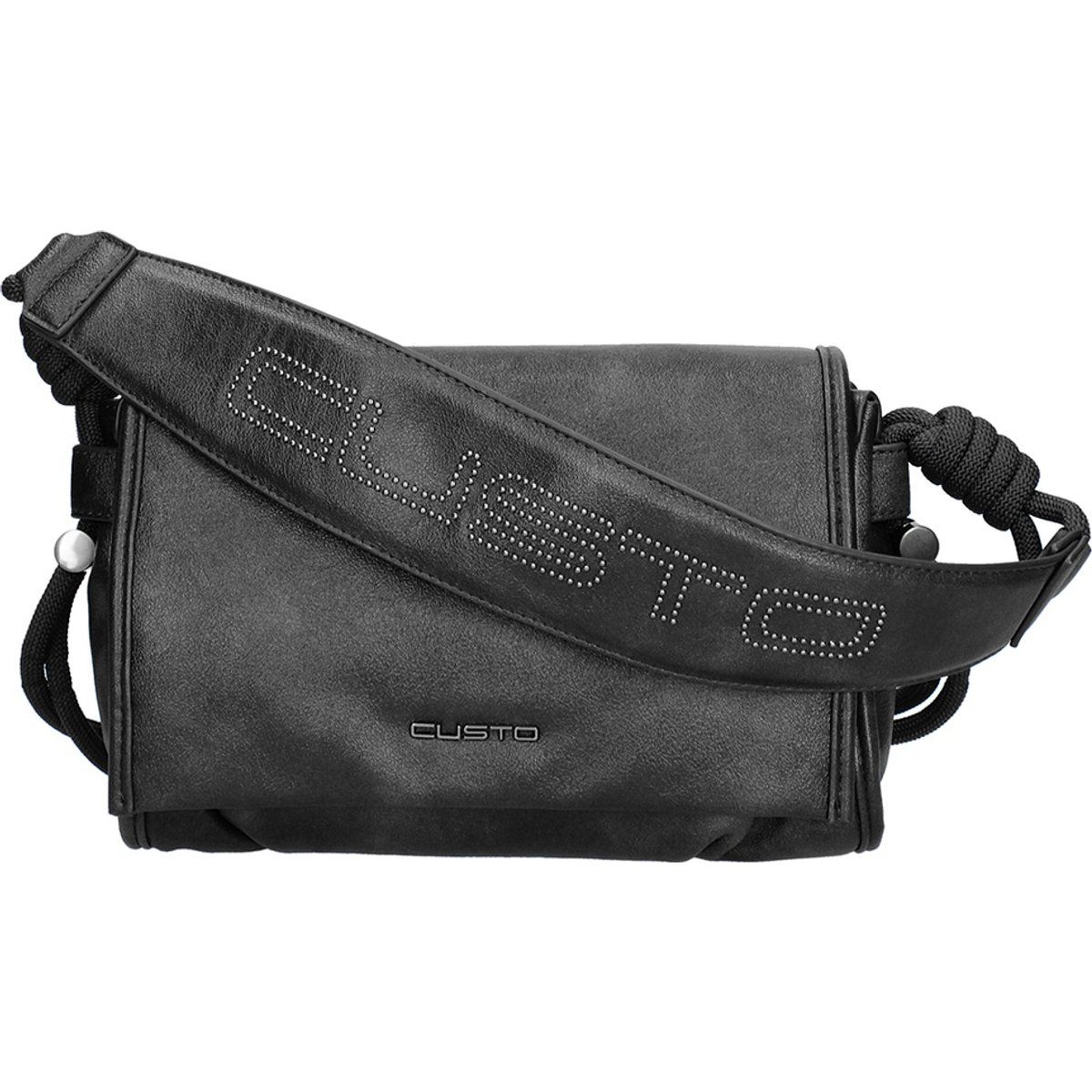 Minimalistische Messenger Bag aus veganem Leder