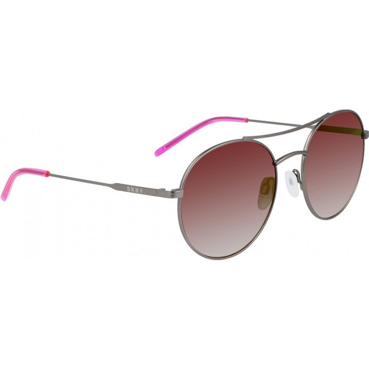 Runde Sonnenbrille mit Doppelsteg und Verlaufsgläsern