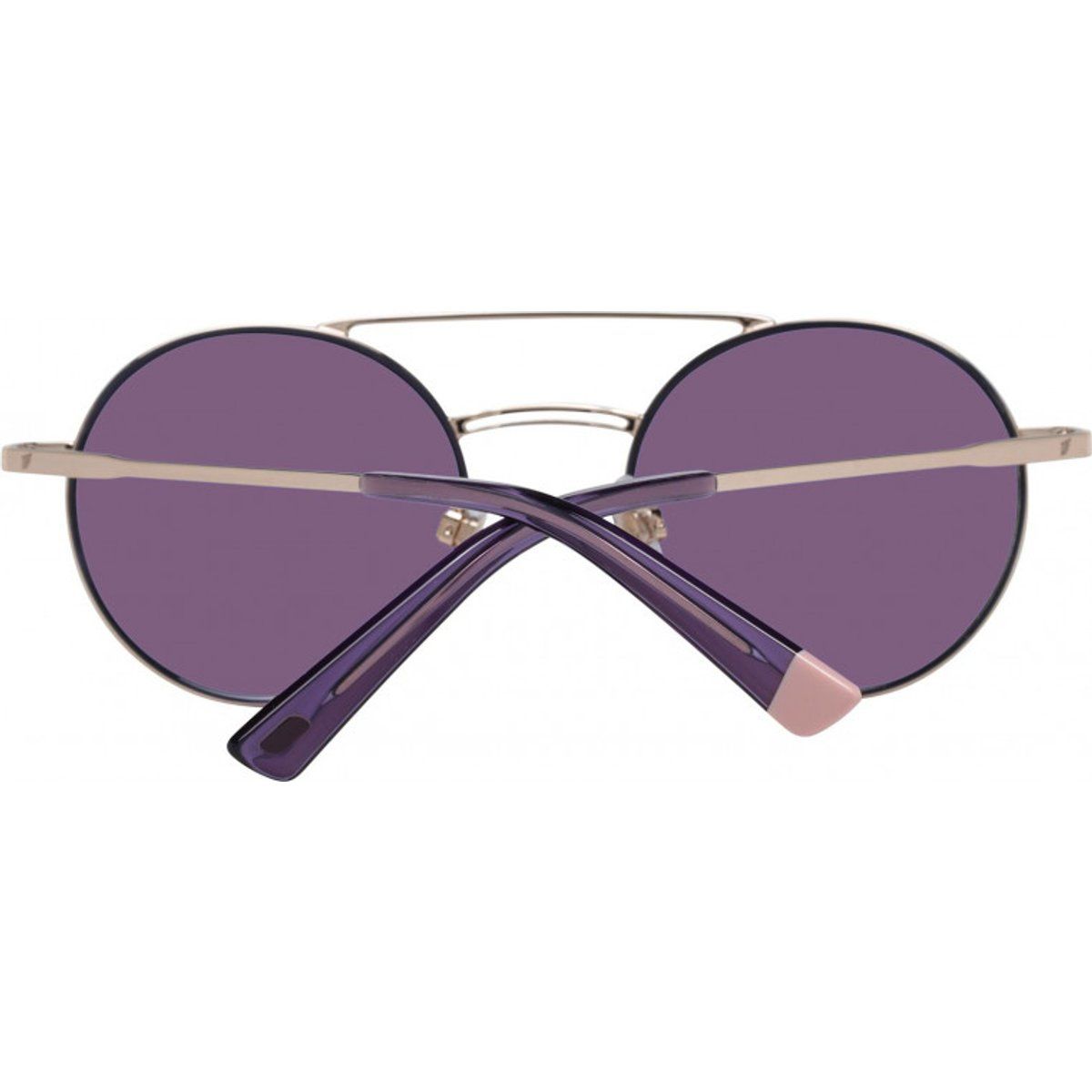 Runde Sonnenbrille mit lila Gläsern