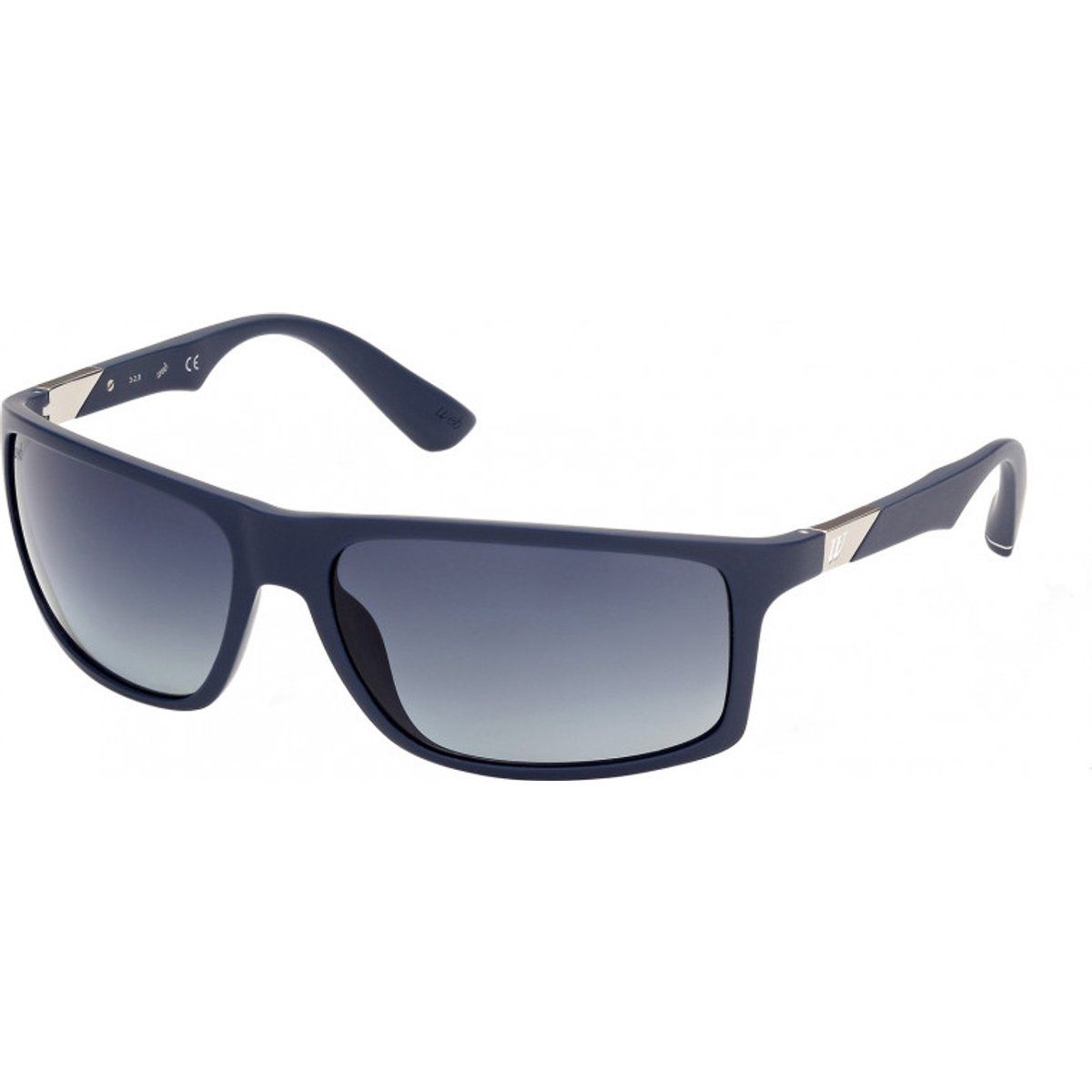 Rechteckige Sonnenbrille mit Vollrand