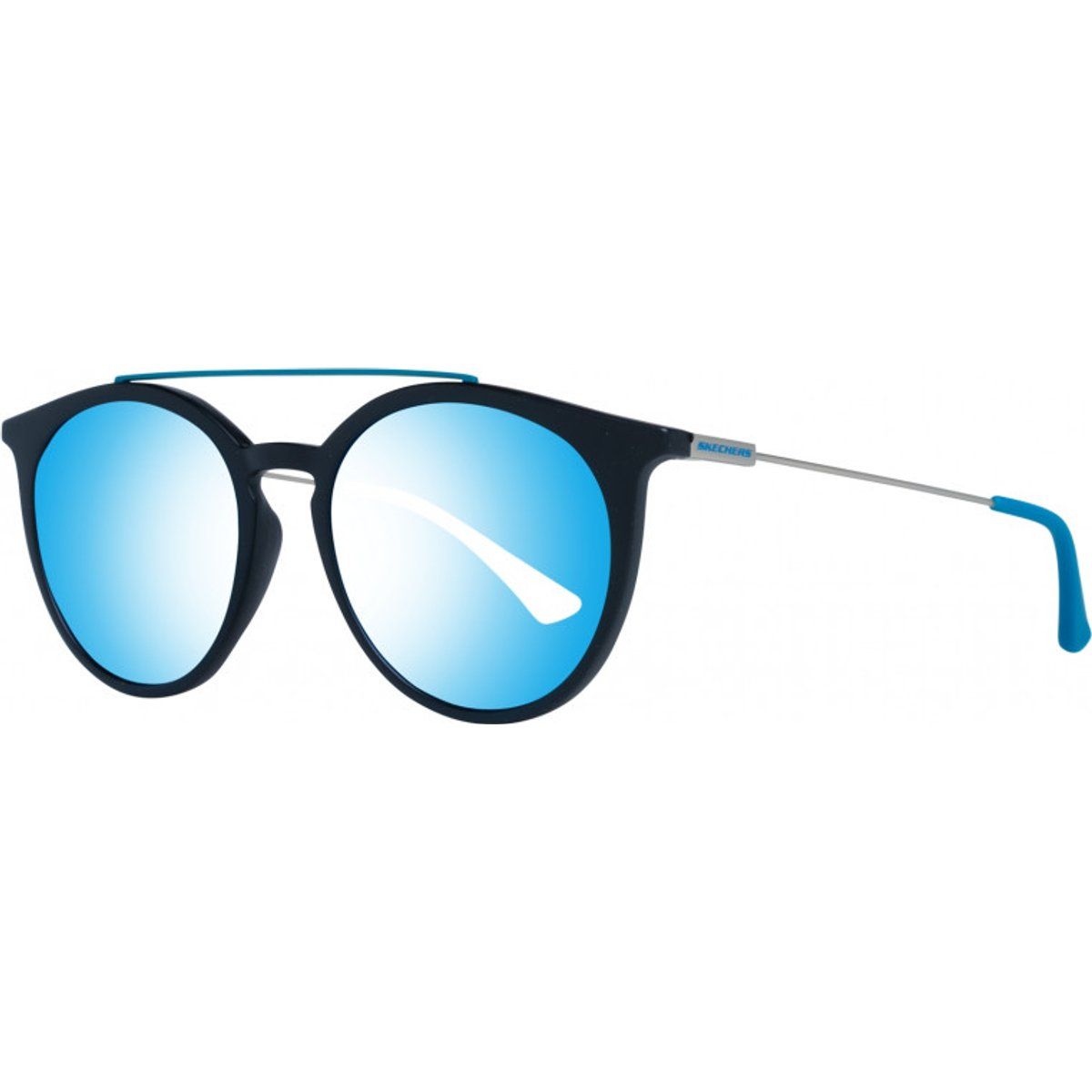 Sonnenbrille mit runden Gläsern und Steg