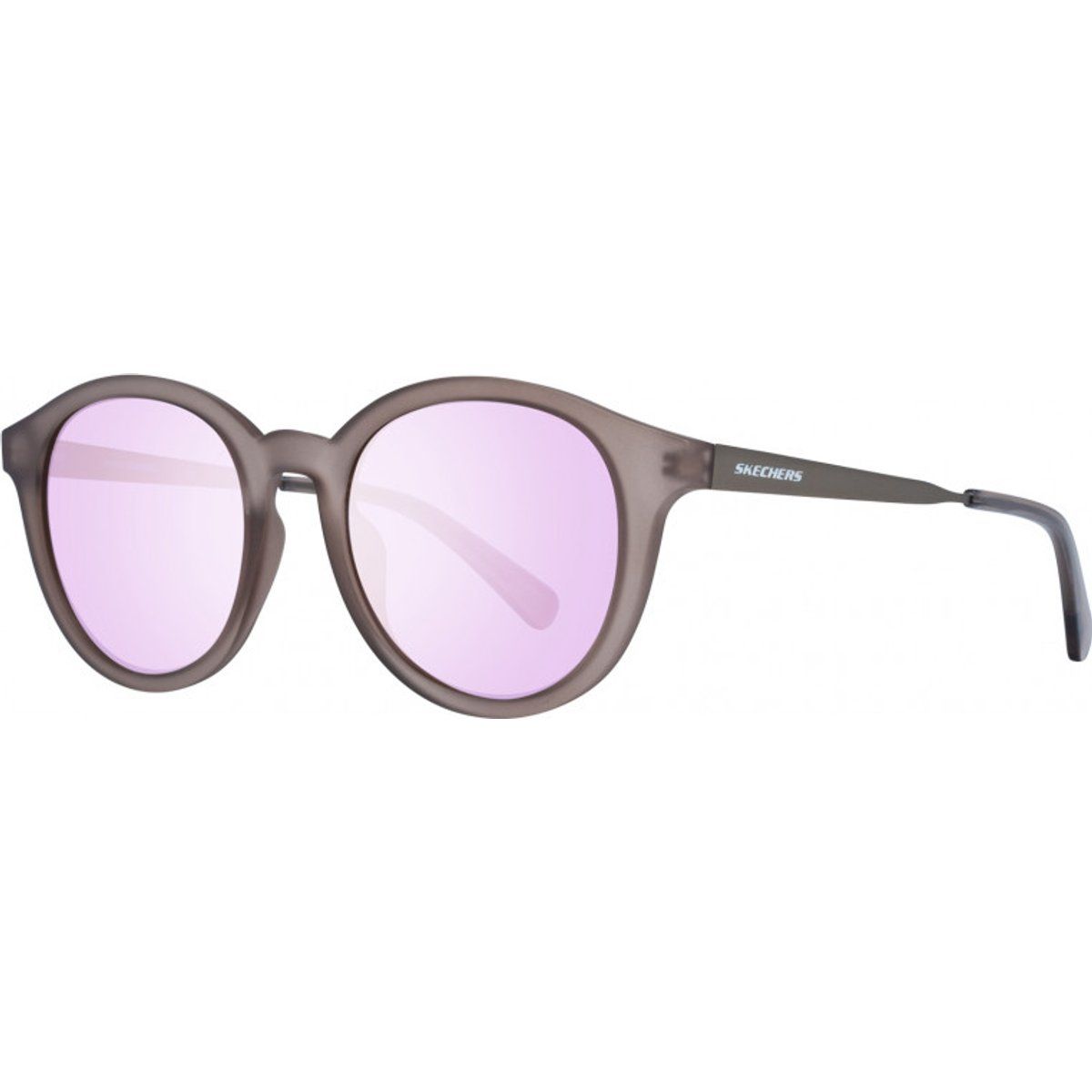 Runde Sonnenbrille mit getönten Gläsern