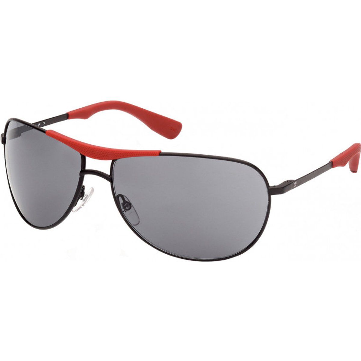 Aviator Sonnenbrille mit roten Akzenten