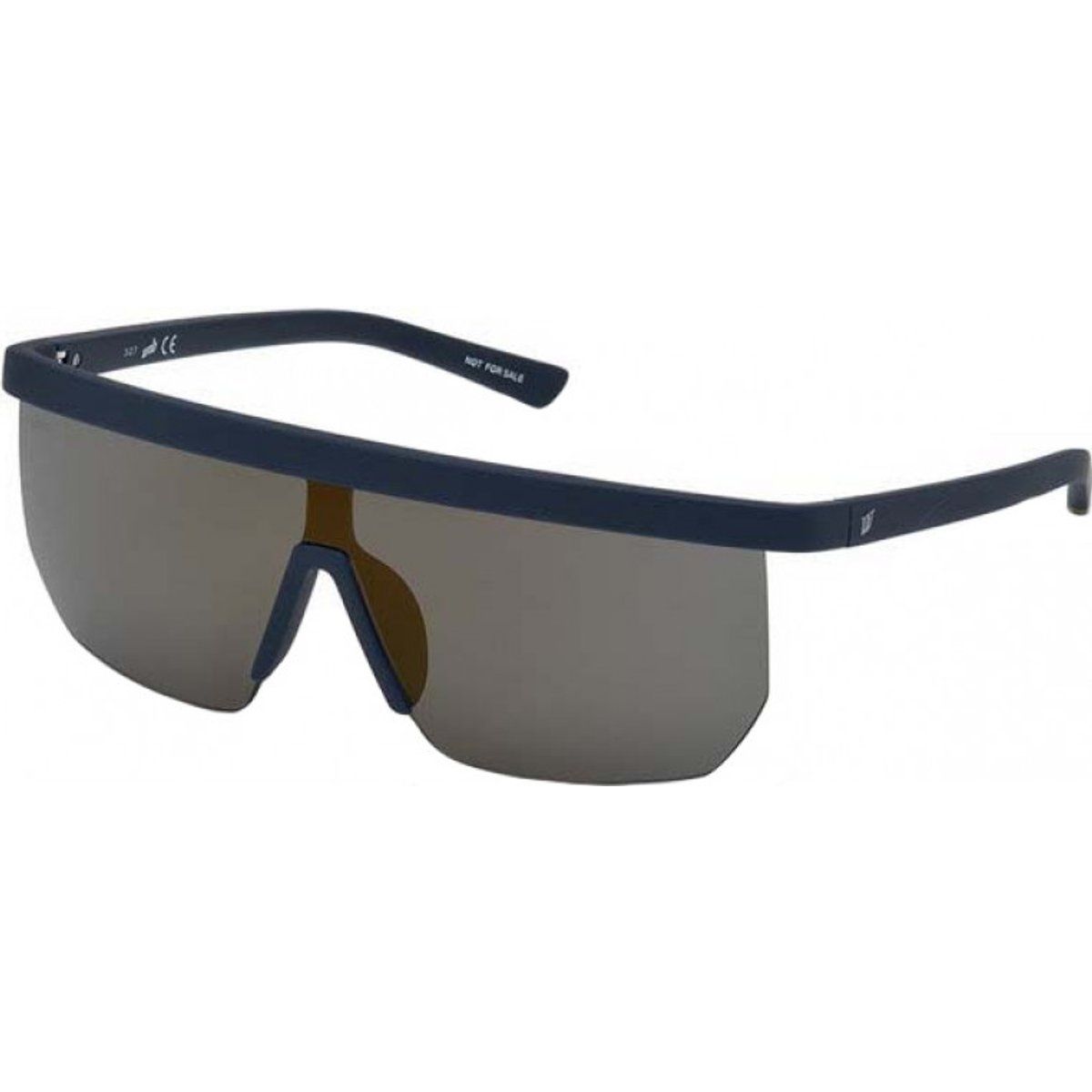 Schild Sonnenbrille mit verspiegelten Gläsern