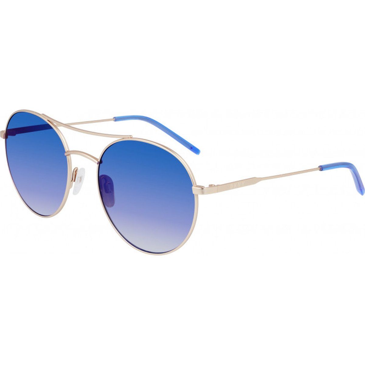 Runde Pilotenbrille mit blauem Farbverlauf