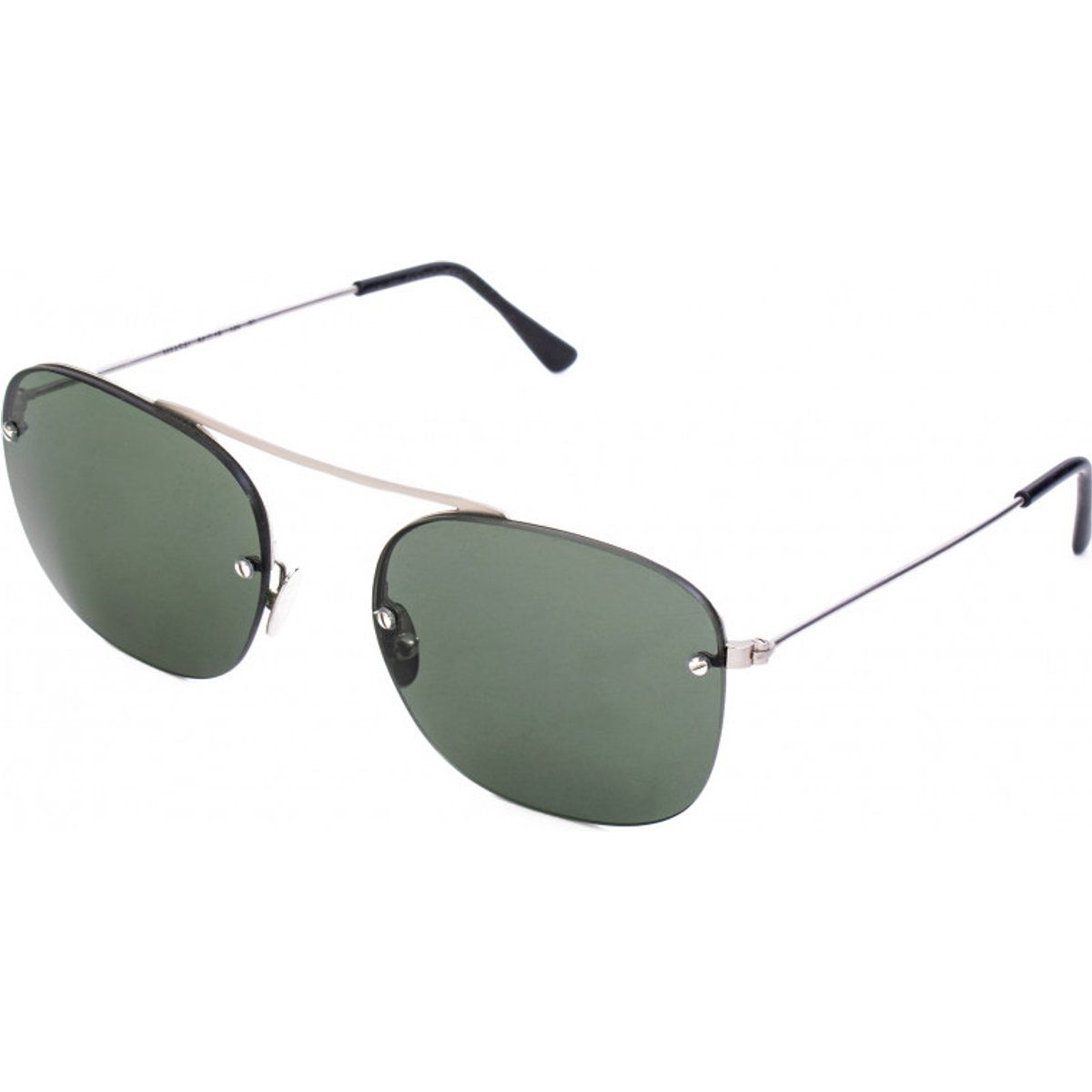 Randlose Pilotenbrille mit Silbersteg