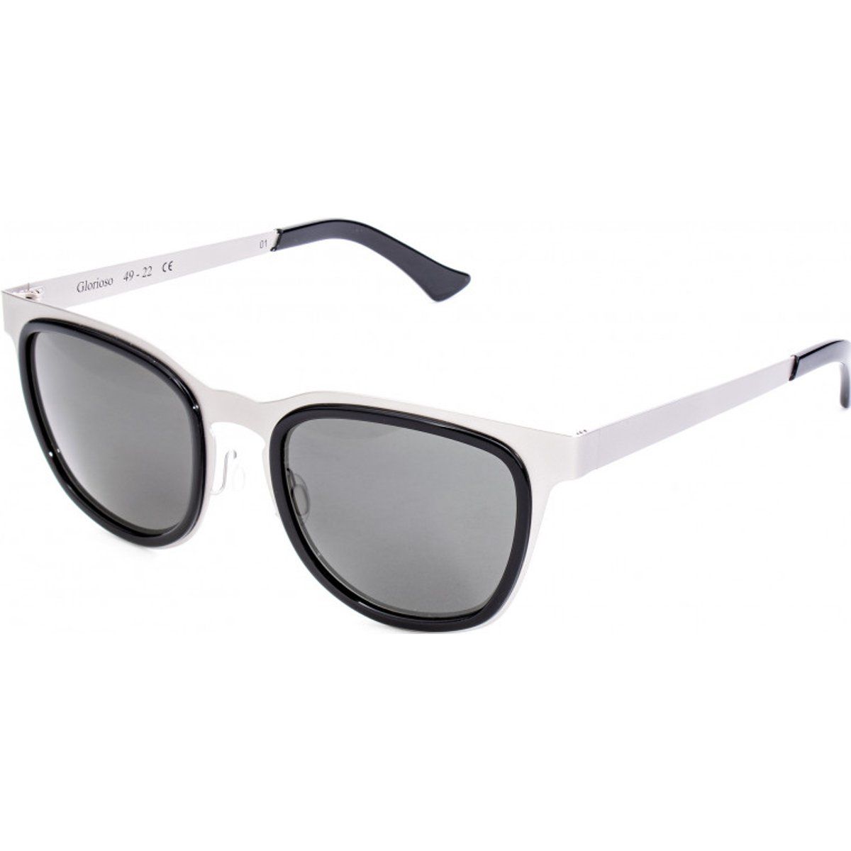 Moderne Sonnenbrille mit rechteckigem Rahmen