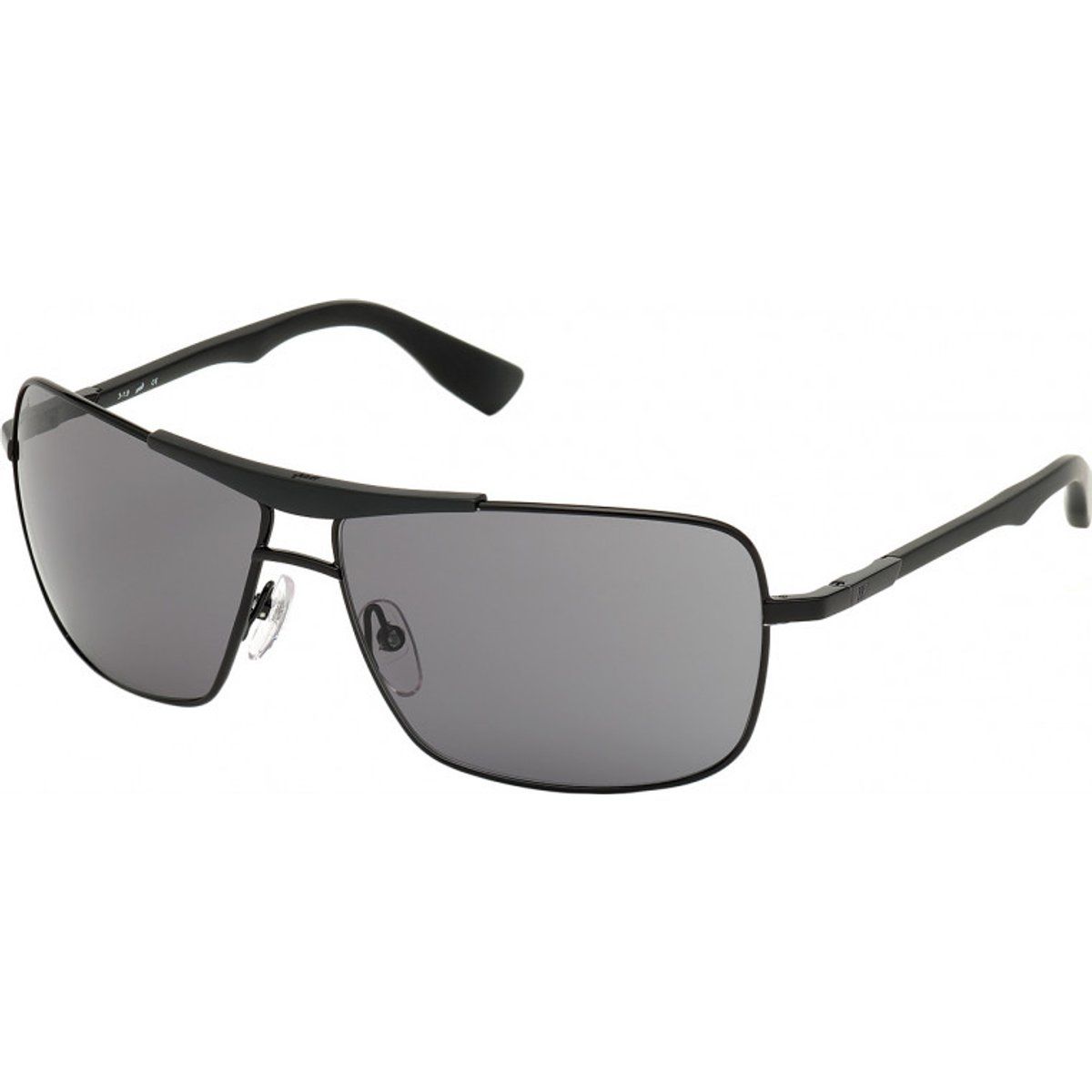 Rechteckige Sonnenbrille mit Metallrahmen