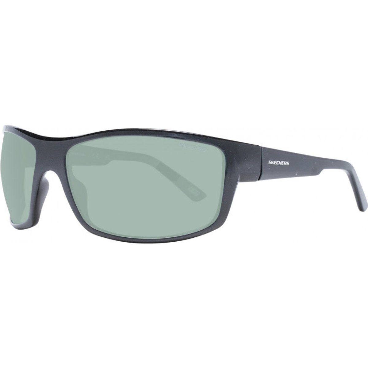 Rechteckige Sonnenbrille mit Vollrand