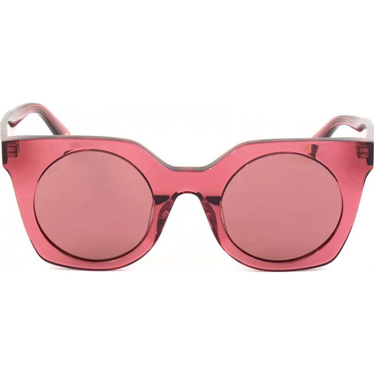 Moderne Sonnenbrille mit transparentem Rahmen