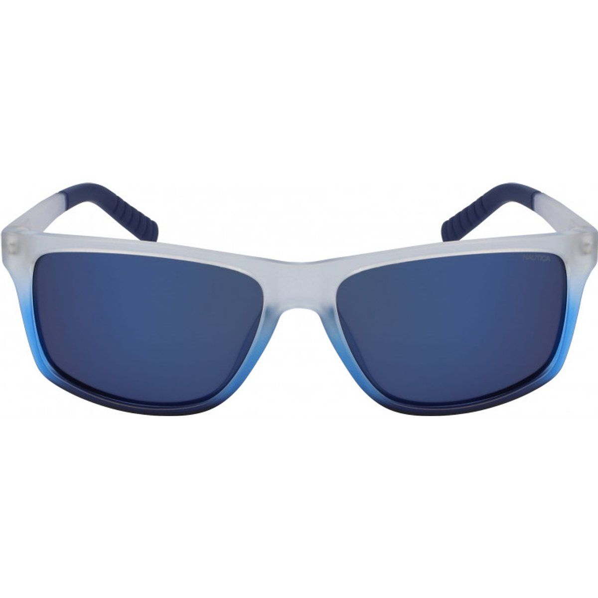Sonnenbrille mit blauem Farbverlauf