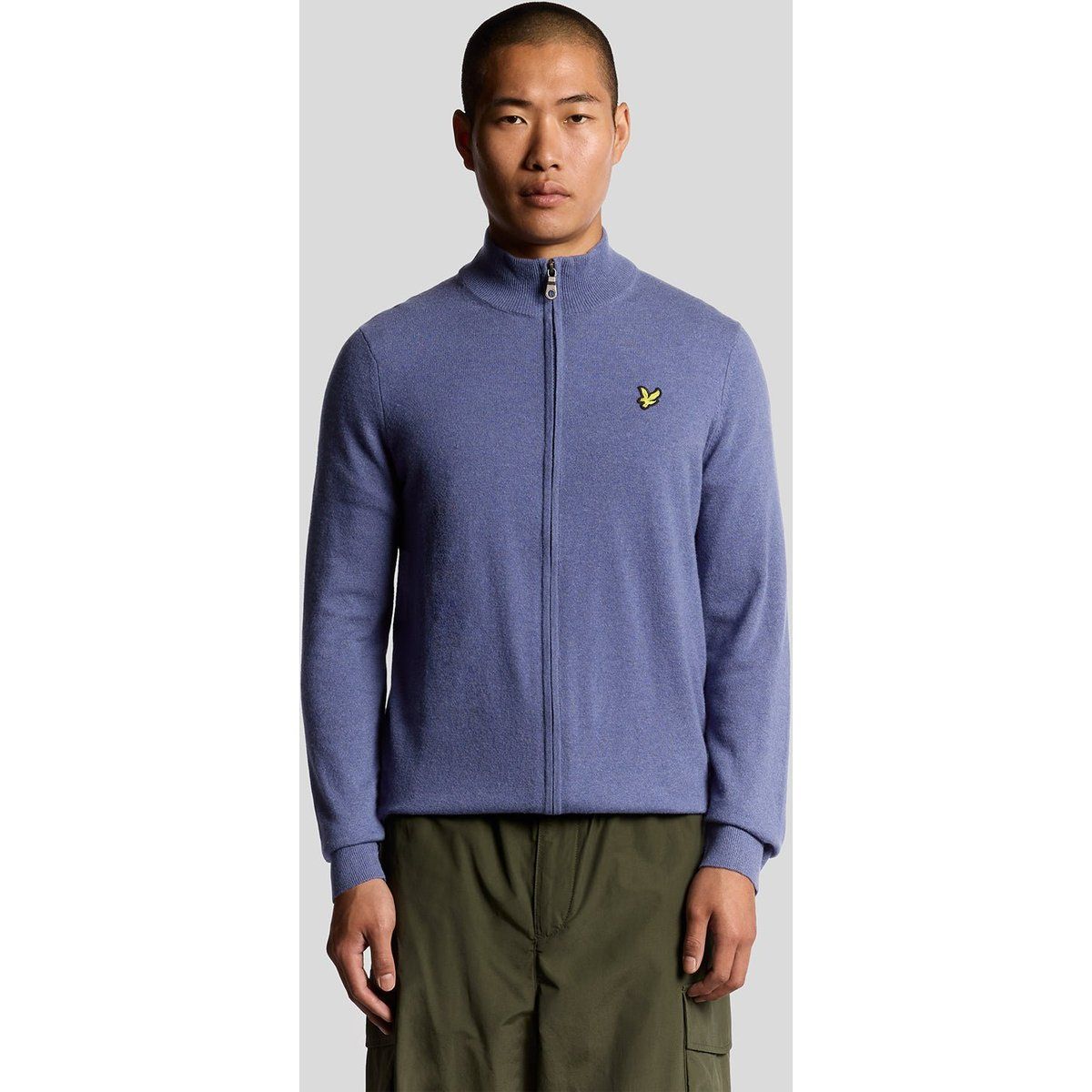 Lyle & Scott Strickjacke mit Reißverschluss