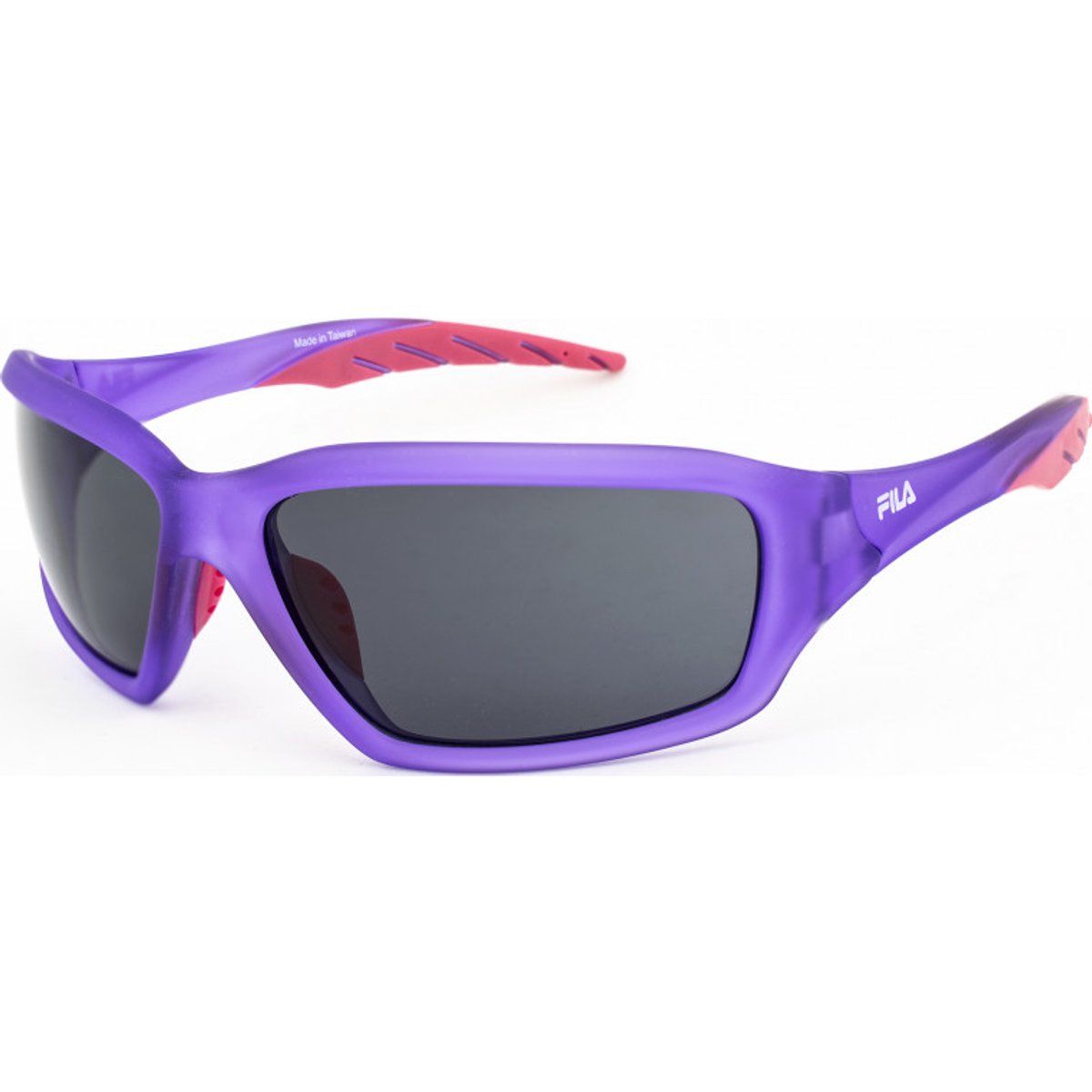 Sportliche Sonnenbrille mit rechteckigem Rahmen